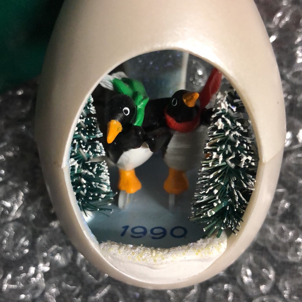 Hallmark Christmas Ornament Penguin Winter Surprise 1990 Collectors Series